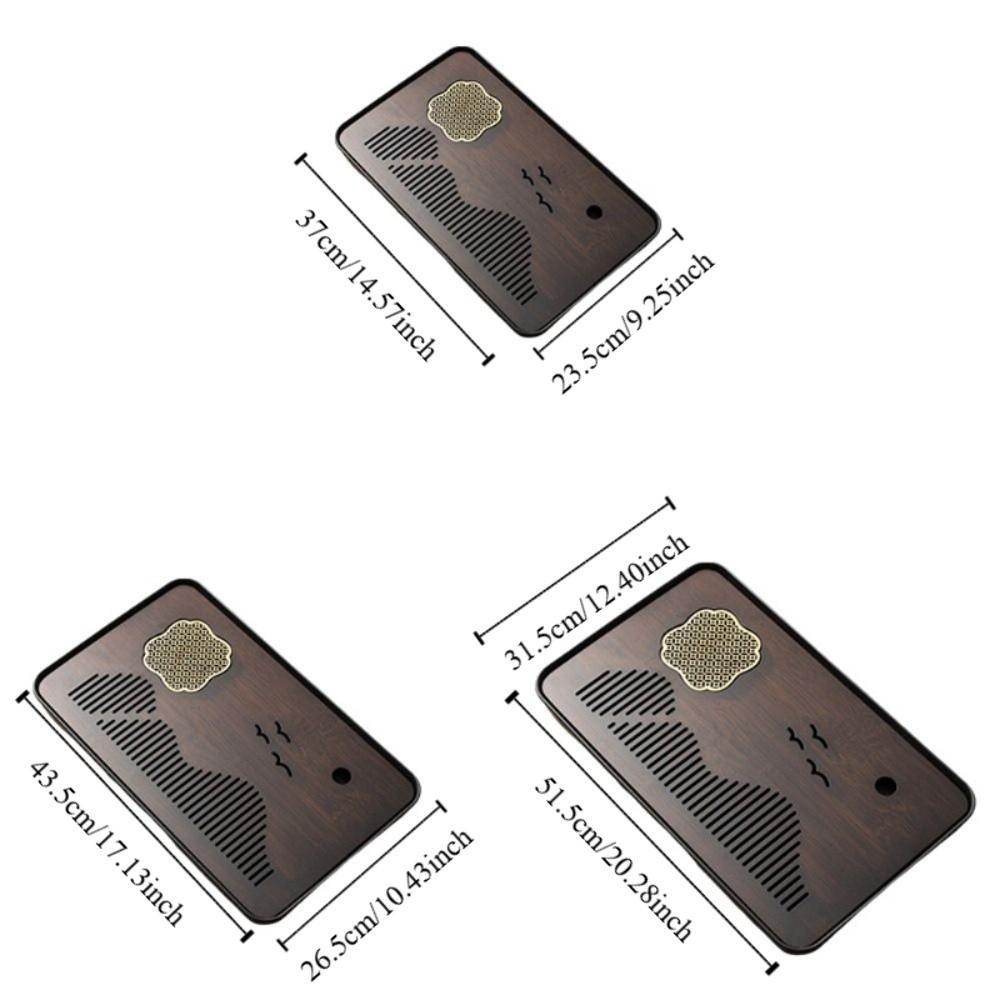 Rectangular Tea Serving Plate Japanese Style Water Storage Tea Tray Tea Platform  Tea Room