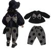 Girls Spring Suits Autumn Baby Girl Spring Puff Sleeve Clothes Two-piece
