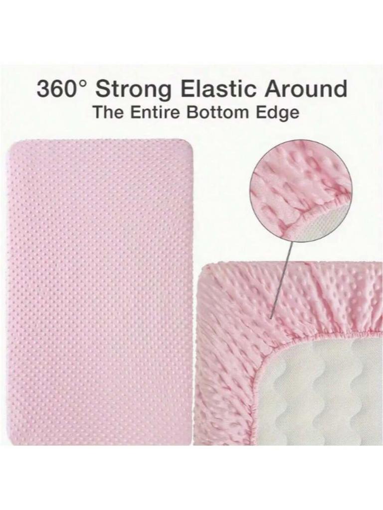 1PC Kids Crib Velvet Fitted Sheet, Mattress Cover Sheet Fits for Standard Baby bed 120*60cm/47.24x23.62x5in