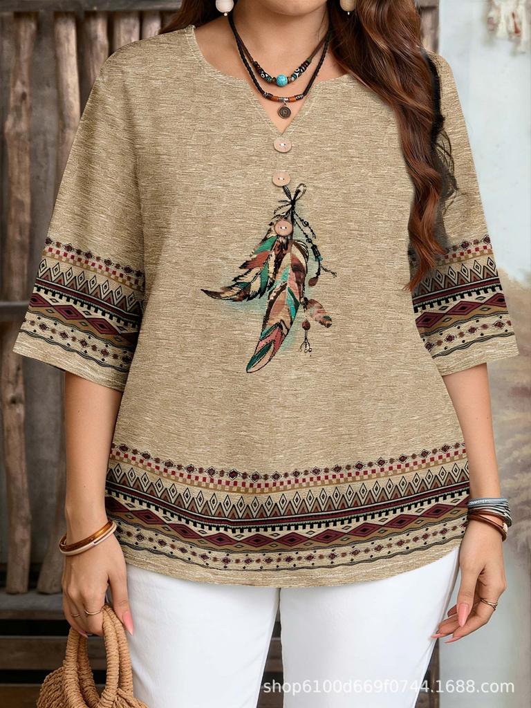 Женская футболка в полоску большого размера - Мода Весна/Лето