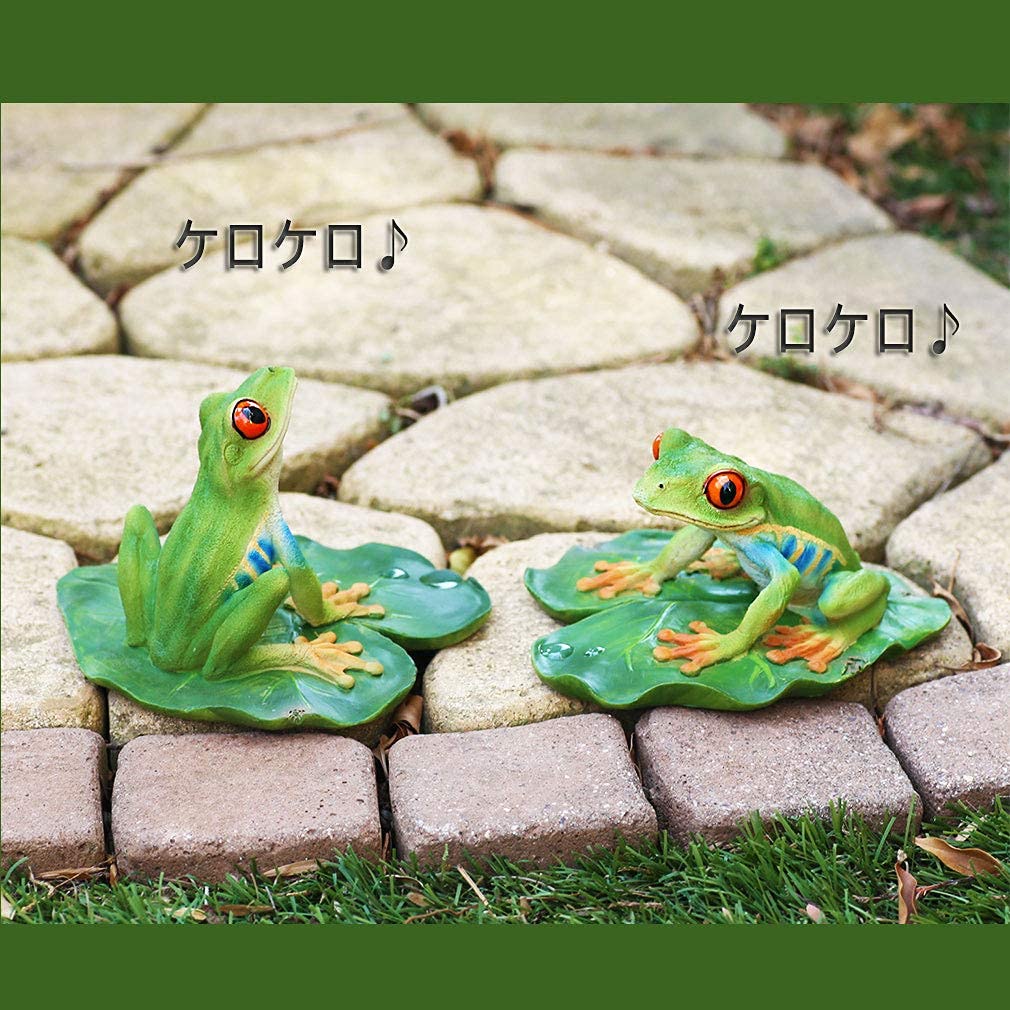 Фигурка лягушки Devalier из смолы, красная древесная лягушка, подарок на день рождения ca187b [Подлинный продукт]