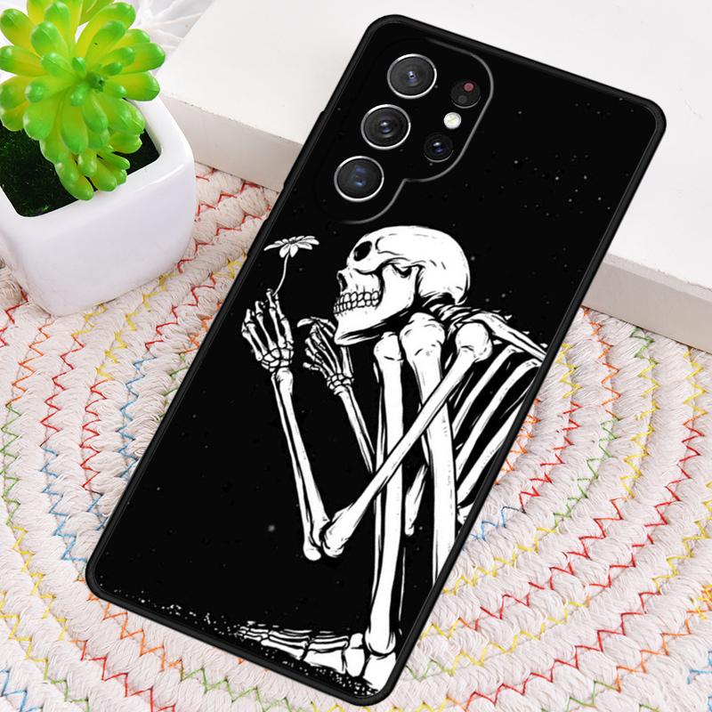Чехол-бампер для телефона с рисунком скелета и костей для Samsung Galaxy note 10 pro S26 Ultra S23 S24 FE S25 S21 S22 PLUS ударопрочный