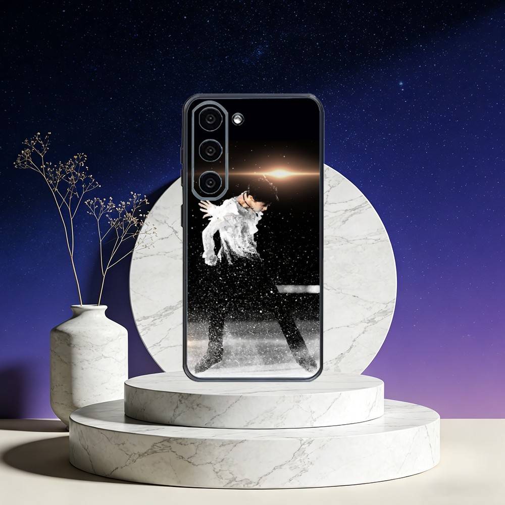 4A Jump L-Legend Hanyu Yuzuru Phone Case For Samsung Galaxy A73,A72,A71,A70,A53,A52,A51,Others Soft Black Cover
