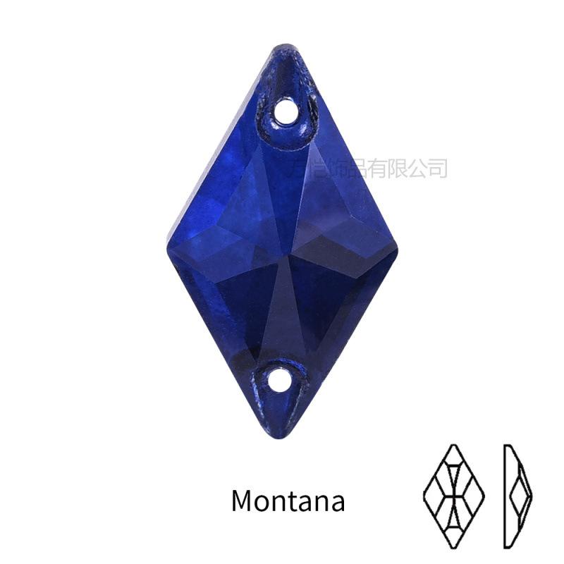 Crystal Hand-Sewn Diamond, Glass Rhinestone Diy Crystal Material, Rhombus Creative Clothing Accessories