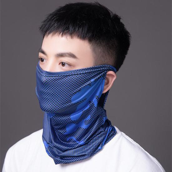 Face Guard Sun Protection Neck Cover Ice Silk Breathable Quick-Dry Face Guard