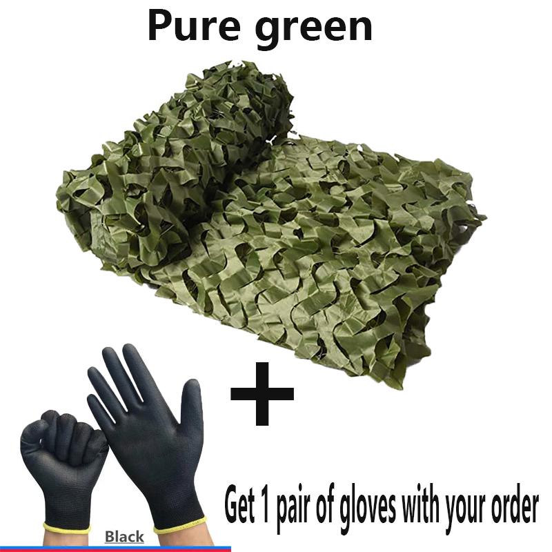 Военная камуфляжная сетка, охотничья камуфляжная сетка, садовая беседка, тент для автомобиля, белый, зеленый, черный, джунгли, цвет пустыни