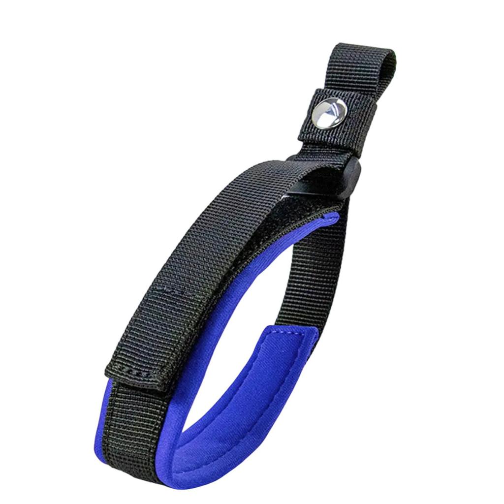 Регулируемый поводок для собаки с ремешком на запястье для надежного захвата при выгуле, черный, прочная конструкция, мягкий ремешок