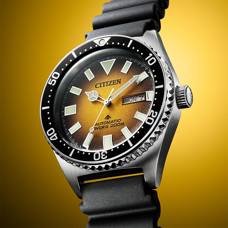 Citizen Коллекция Sky Eagle Механический механизм Резиновый ПУ ремешок Часы Мужские часы NY0120-01X