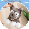 Fluffy Husky Puppy Doll Soft Lovely Companion Pets Cuddly Puppy Plush Toy  Children Birthday Gift