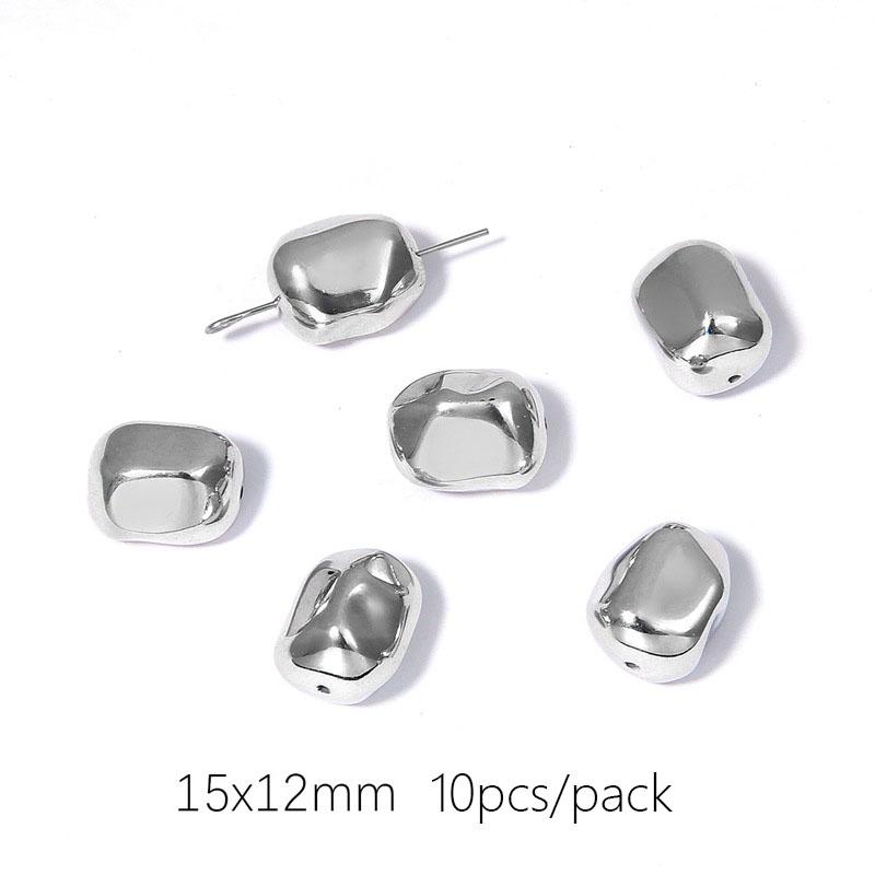 10-50 шт./упак. популярные высококачественные позолоченные белые K-образные свободные нерегулярные разделительные бусины DIY ожерелье браслет ювелирные изделия аксессуары для изготовления ювелирных изделий ручной работы