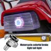 Мотоциклетный задний фонарь Водонепроницаемый фонарь для грязевого велосипеда Цветная мигающая лампа-предупреждение Для квадроцикла Ночная езда Скутер Безопасность на открытом воздухе