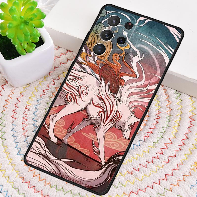 Стиль аниме лиса силиконовый чехол для телефона Samsung Galaxy note 10 pro S26 S25 S24 S23 S22 S21 Plus S25Ultra Capa Cover