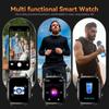 Умные часы, QTLLBT, спортивные часы на открытом воздухе, поддержка беспроводных звонков, удаленная съемка фотографий и управление музыкой, отслеживание более 100 спортивных режимов, мужской подарок