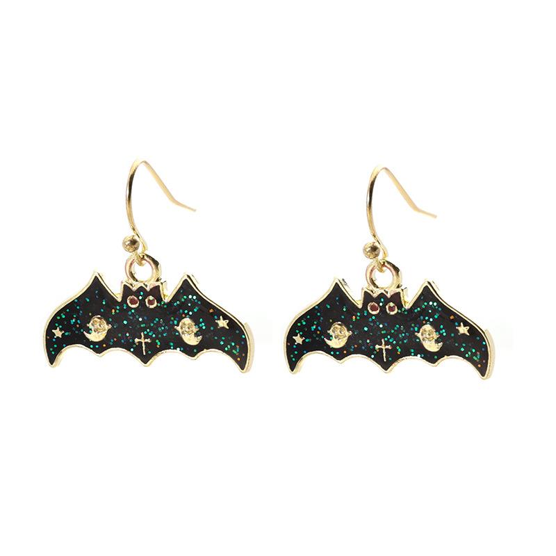 Halloween Earrings Skull Spider Pumpkin Ghost Black Cat Spooky Funny Women Jewelry