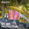 SCVCN Новые уличные фотохромные защитные очки Велосипедные солнцезащитные очки Очки для горного велосипеда MTB Мужские Женские Спортивные Велосипедные Очки UV400