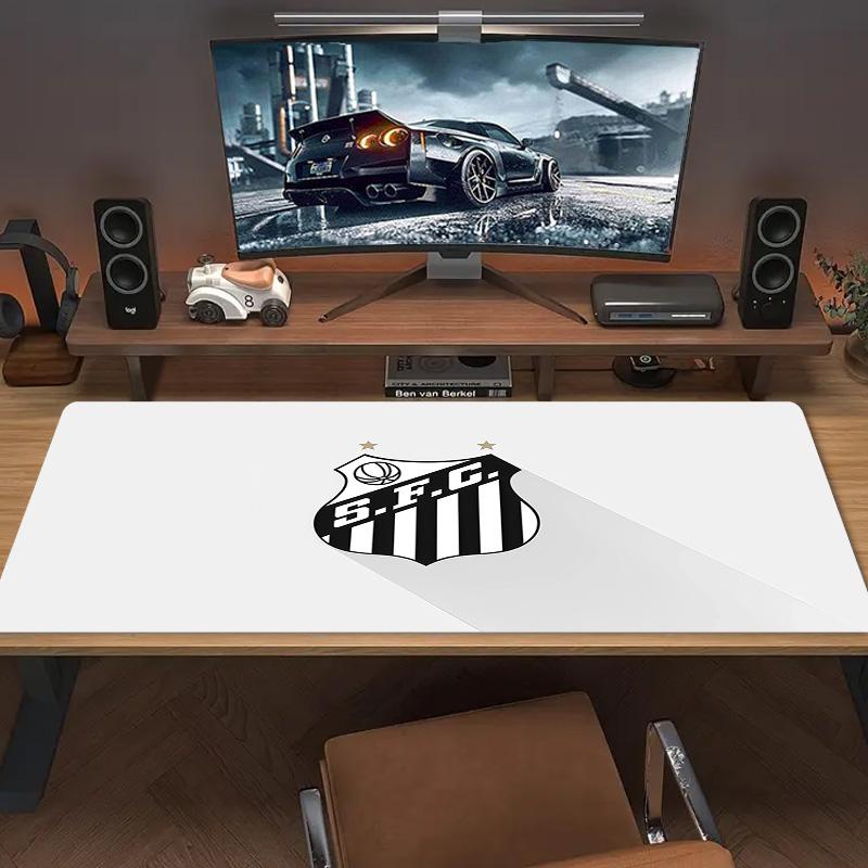 Santos FC2 Печать Подушка Нескользящий Коврик для Ноутбука Планшета Большой Коврик для Мыши XXL Коврик Мини-ПК Игровой Коврик С Замком по Краю