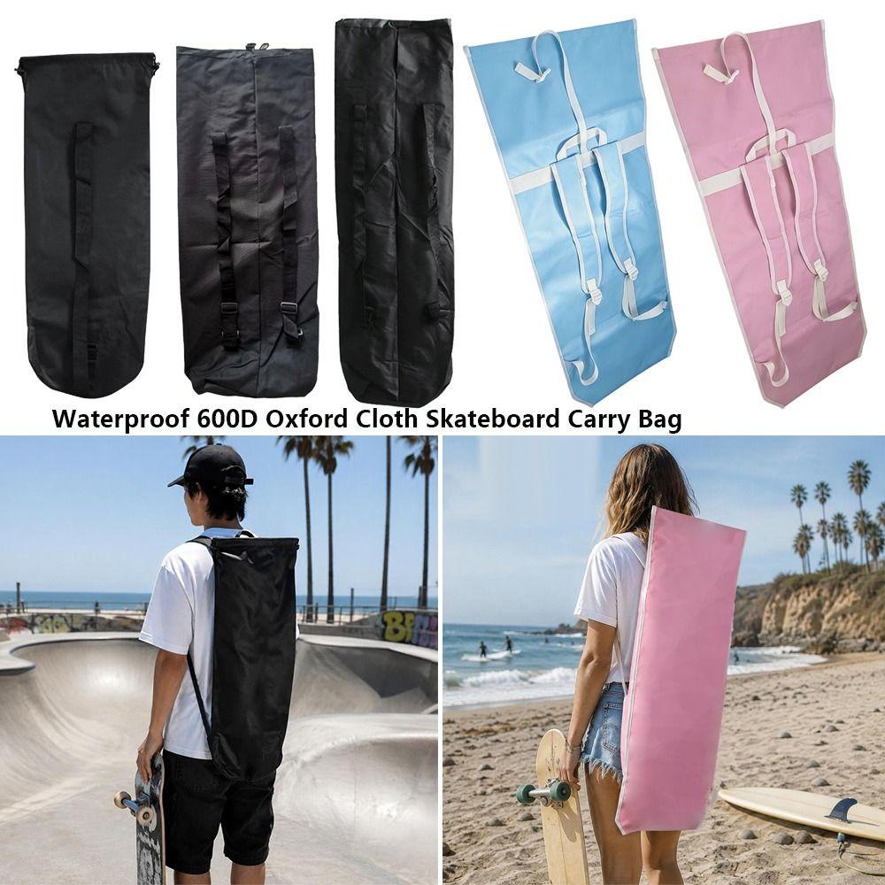 Adjustable Kick Skate Scooter Longboard Storage Bag Waterproof Four Wheeled Skateboard Bag