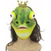 Frog Masque, Animal Masque Role Play Costume Accessories,Breathable Cosplay Props with Frog Design for Stage Performance