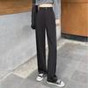 Autumn 2023 Women's High-Waist Wide-Leg Korean-Style Pants – Fashionable, Versatile, and Stylish.