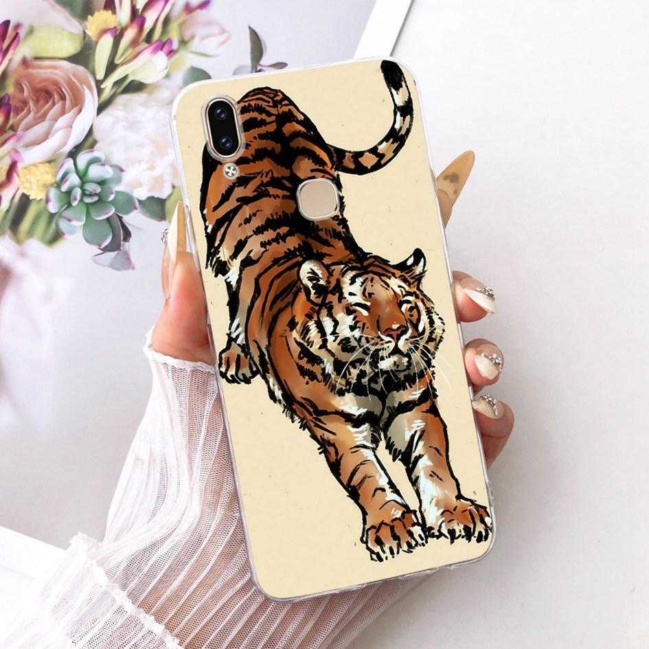 Case For Vivo V9 1723 Cover V9 Youth 1726 1727 Cartoon Soft Silicone Clear Funda For Vivo Y85 Y89 Z1 Z1i Cases VivoV9 V 9 Bumper