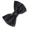 Rhinestone Bow Iron Patch Delicate Retro Bow Decor for Clothing Bag Jacket Shoes Black
