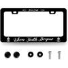 Thin Red Line License Plate Frame American Flag Firefighter License Plate Personalise Stainless Steel Funny License Plate Accessory Plate Holder