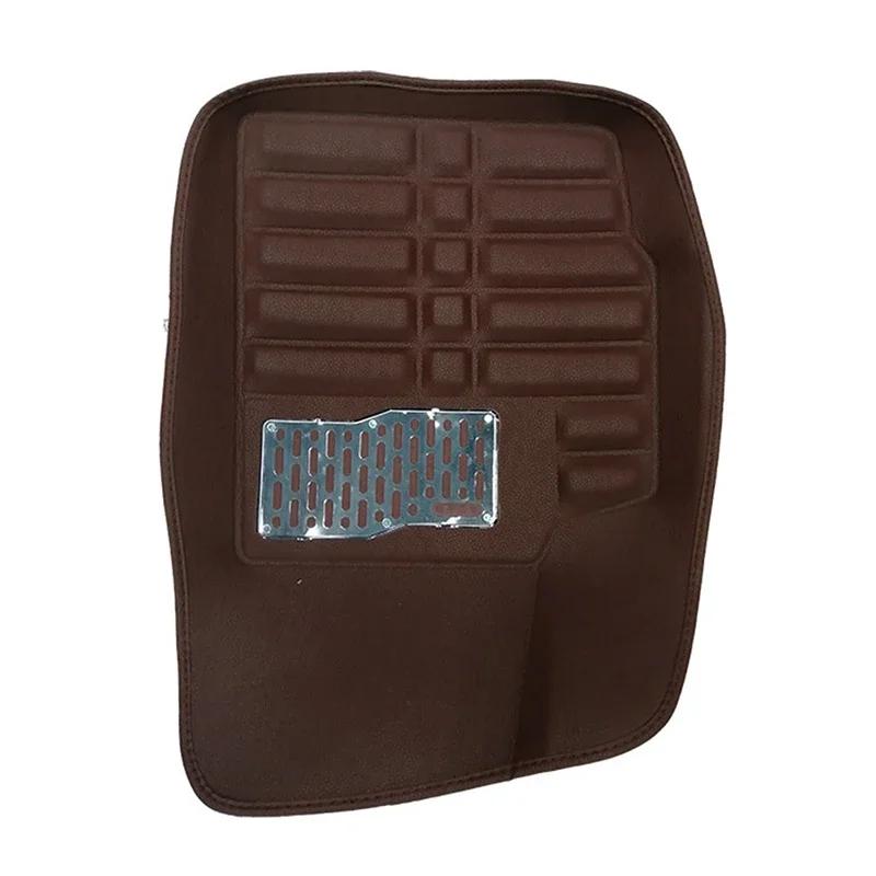 5 шт., автомобильные коврики для ног, ковры, Стайлинг автомобиля для Duster, полный комплект премиум-класса, коврик для пола, кожаные автомобильные аксессуары