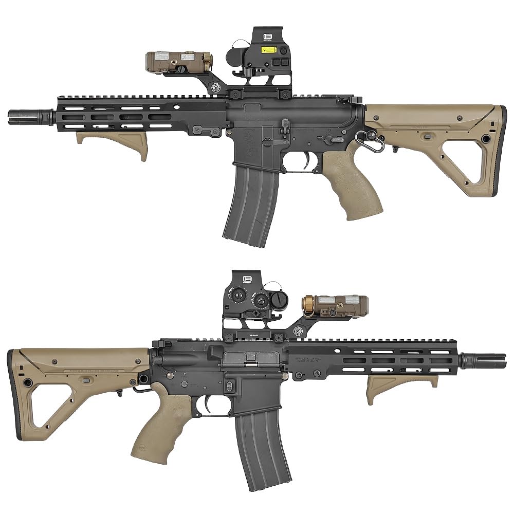 Ryohin Buhin Evolution Gear GBRS Group HYDRA V2 2,91-дюймовый сверхвысокий райзер-реплика, твердое анодирование черного цвета, тип рельсы 20 мм, алюминиевый сплав 068