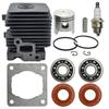Комплект цилиндра и поршня 34 мм для Stihl FS38 FS45 FS46 FS55 HL45 FS45L FS46C KM55C KM55R OEM 4140 020 1202 Запасные части двигателя