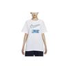 Sportswear Letter Print Pattern Pullover Casual Crew Neck Short Sleeve T-Shirt Women T-Shirts White FV4263100