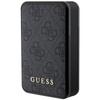 Пауэрбанк 18 Вт Guess 10000 мАч 4G Кожаный Металлическая Логотип Черный