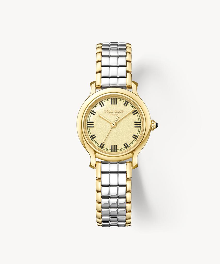 Lollalojeu Waltz Sandblasted Enamel Women'S Gold Fashion Watch
