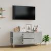 VidaXL TV Stand Concrete Grey 102x44.5x50 Cm Engineered Wood 819600