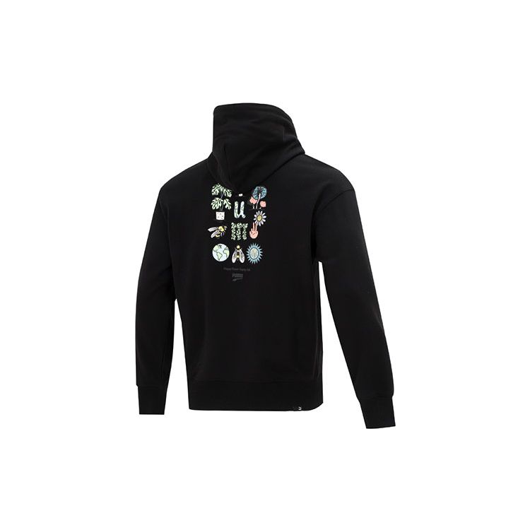 Puma Downtown Graphic FZ Hooded Jacket Men Jackets Black 535178-01