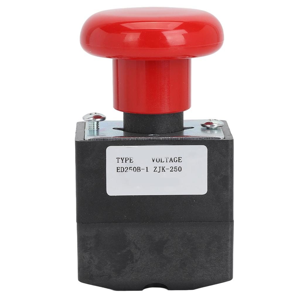 Emergency Push Button Switch DC80V Reliable Emergency Stop Switch Replacement for Albright Electric Stacker Forklift