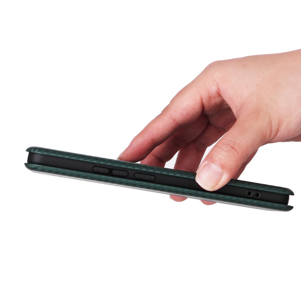 Чехол для Realme 15 Pro 5G/15 5G с текстурой углеродного волокна, противоударный, из ПУ кожи, чехол для телефона