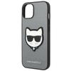 Чехол для iPhone 14 Plus Karl Lagerfeld Hardcase Saffiano Серебристый