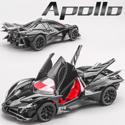 Масштаб 1:32 Apollo EVO IE Модель автомобиля Игрушка Металлический литье под давлением Оттягиваемый Суперкары Двери открываются Модели транспортных средств Лучшие подарки для детей
