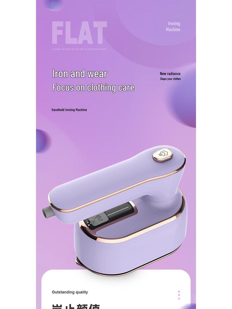 Rotatable Dual-Use Handheld Steam Iron & Portable Garment Steamer