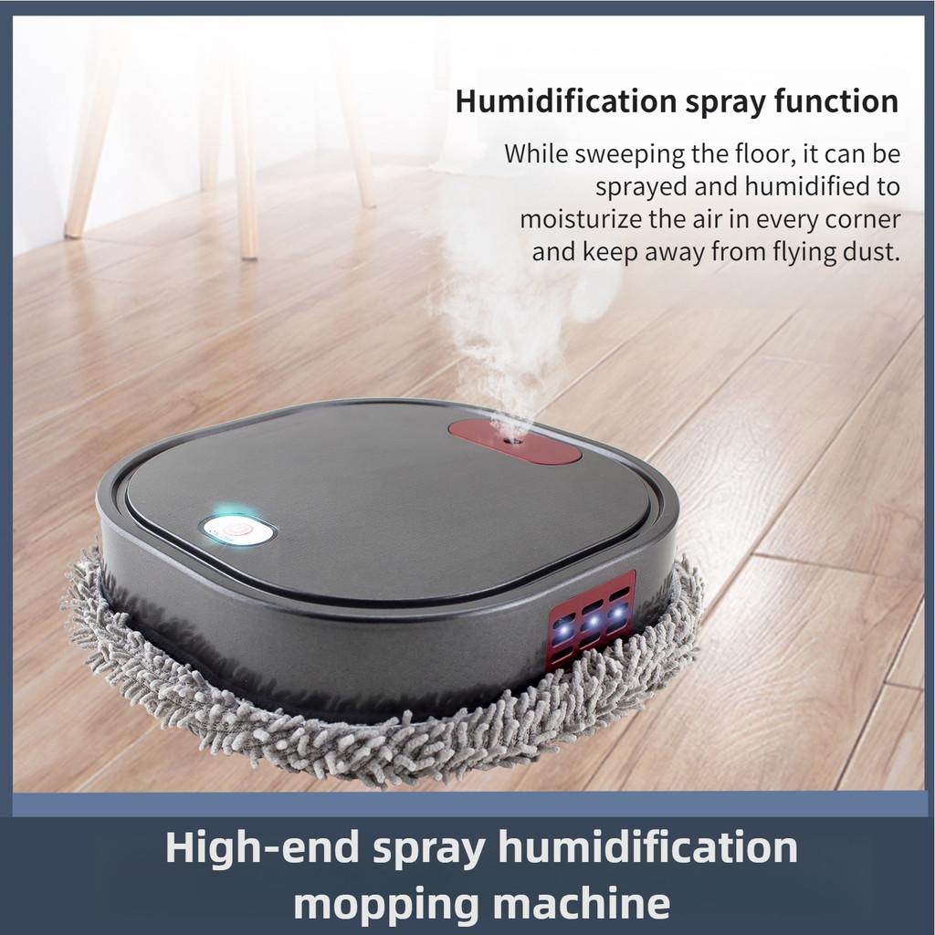 Перезаряжаемая распылительная машина для мытья полов с функцией увлажнения Многофункциональный интеллектуальный робот-уборщик Мелкая бытовая техника