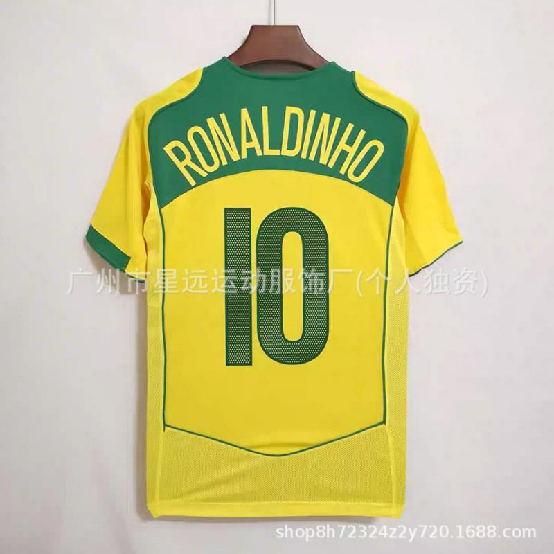 Retro Soccer Jersey T-Shirt 2006 Brazil England Argentina World Cup Fan Wear Men Women Unisex
