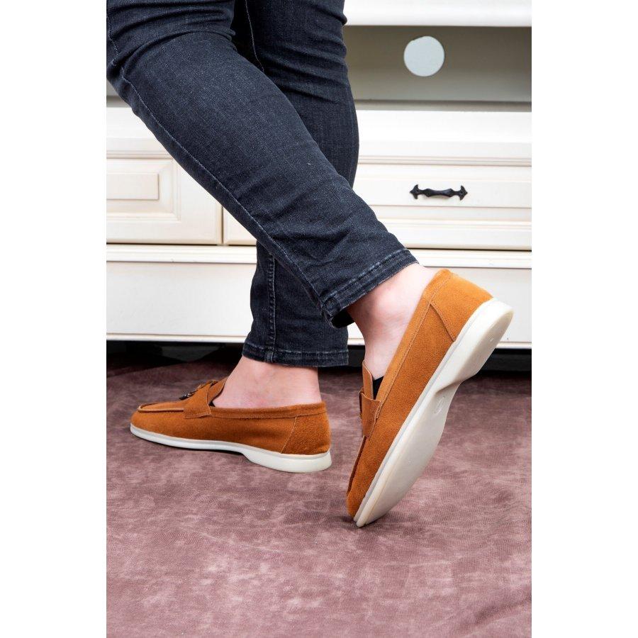 Мужские лоферы из натуральной замши