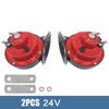 Car Snail Shaped Horn High Pitched Universal Whistle Waterproof Car Motorcycle Modified 12V High and Low Dual Tone Horn