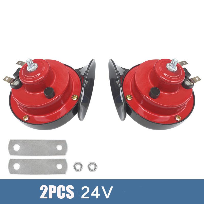 Car Snail Shaped Horn High Pitched Universal Whistle Waterproof Car Motorcycle Modified 12V High and Low Dual Tone Horn