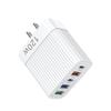 Five Ports 120W Phone Charger 3 USB+2 PD Super Charging Fast Charge For Xiaomi Huawei Smartphones EU US UK Plug