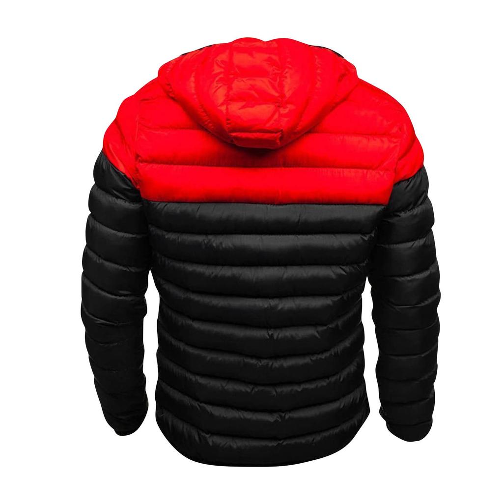 European And American Winter Men's Thick Cotton Padded Clothes Casual Hat Coat Cotton Padded Jacket