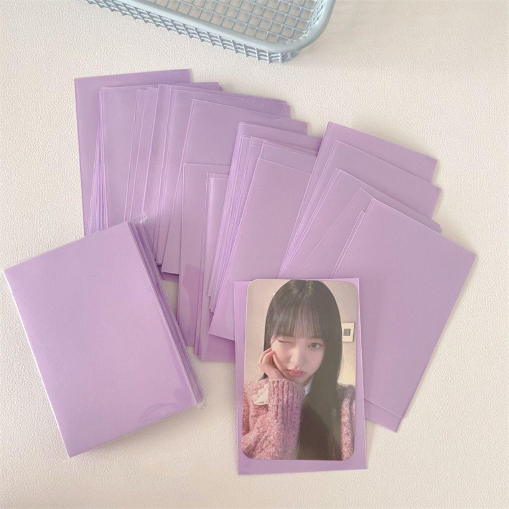 10 шт./компл. Macaron Color Idol Photo Защитный чехол DIY Фотокарта Пленка для хранения фотографий