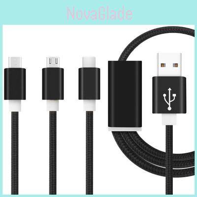 USB 3-в-1 Зарядный кабель Micro Type-C Кабель для синхронизации данных Для iPhone 5 6 7plus Android