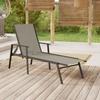 Day and Night - Day and Night Steel and Gray Textilene Fabric Lounger