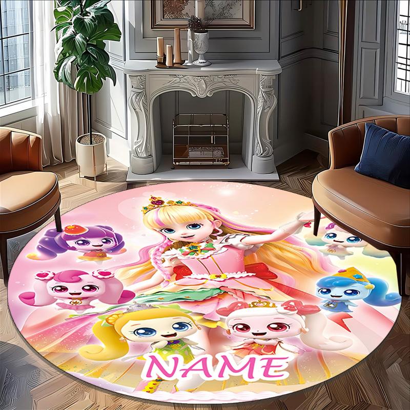 Personalized Magic Sweethear Round Chair Office Rug - Perfect for Mat, Office Chair & More - Ideal Gift for Birthdays and Holidays